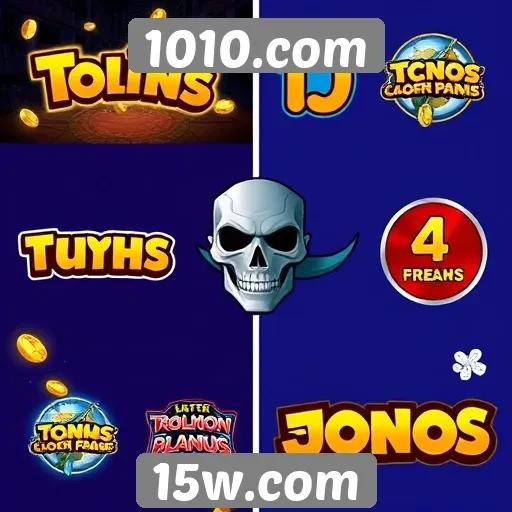 Comparativo entre jogos populares no 1010.com